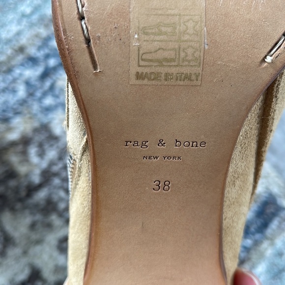 Rag & Bone tan suede ankle boots - Picture 12 of 12